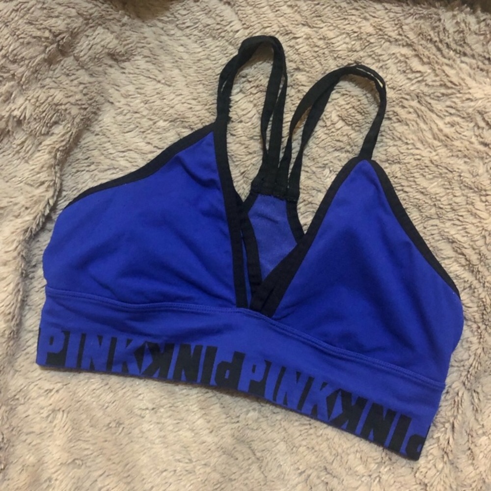 Royal blue Victoria Secret PINK sports bra Medium